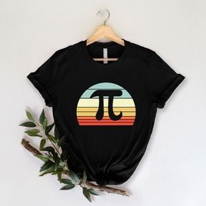 Retro Pi Shirt, Pi Vintage Shirt, Pi Symbol Shirt, Maths Teacher Gift